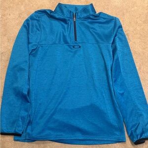 Oakley Vibrant Blue Half-Zip Top